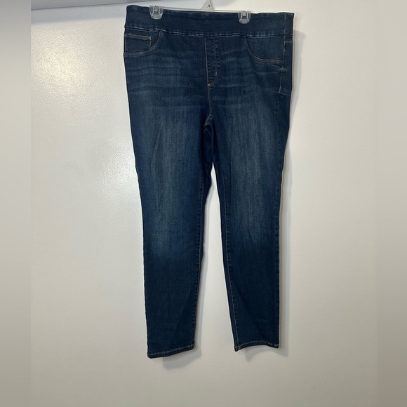 Chicos Dark Wash Denim Jeggings - Picture 2 of 5